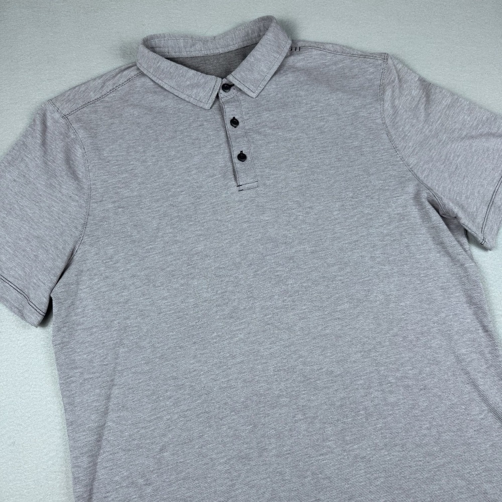 Lululemon Evolution Polo Shirt Men XL Short Sleeve Golf Performance Stretch